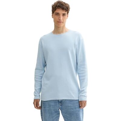 TOM TAILOR Denim herrtröja, 13302 – Ljusblå, XXL TOM TAILOR Denim herrtröja, 13302 – Ljusblå, XXL