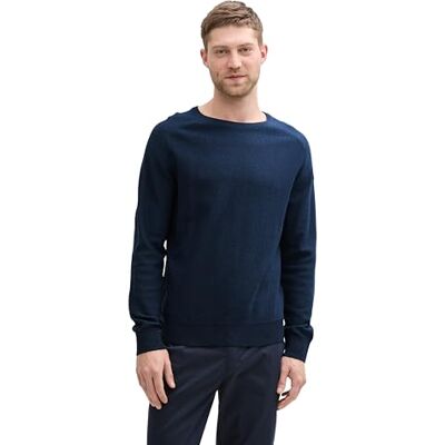 TOM TAILOR herrtröja, 37715 – Sky Captain Tonal Finestripe, XXL TOM TAILOR herrtröja, 37715 – Sky Captain Tonal Finestripe, XXL