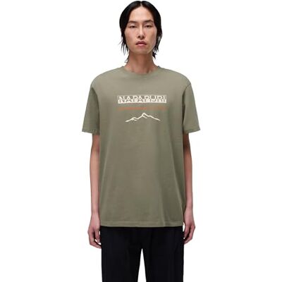 Napapijri Sanem Kortärmad T-shirt Grön Oliv Storlek XXL, Grön lav, XXL Napapijri Sanem Kortärmad T-shirt Grön Oliv Storlek XXL, Grön lav, XXL