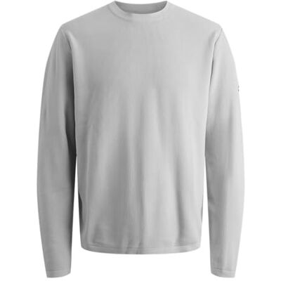 JACK & JONES Jcostance Knit Badge Crew Neck, Ångblå, M JACK & JONES Jcostance Knit Badge Crew Neck, Ångblå, M