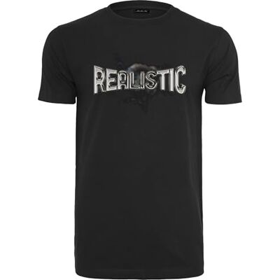 Tee herr realistisk t-shirt, svart, XS Tee herr realistisk t-shirt, svart, XS