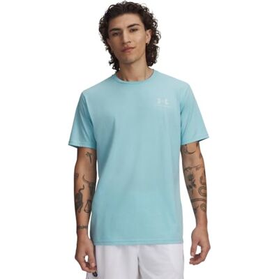 Under Armour UA M Sportstyle LC SS – Blå Haze / / Vit – SM Under Armour UA M Sportstyle LC SS – Blå Haze / / Vit – SM