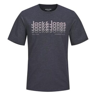 JACK & JONES Jjtex Tee Ss Crew Neck, Sky Captain, S JACK & JONES Jjtex Tee Ss Crew Neck, Sky Captain, S