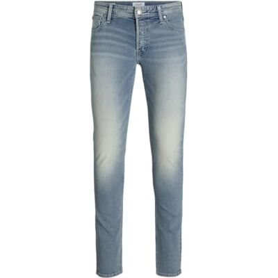 JACK & JONES Jjiglenn Jjoriginal Mf Tinted Jeans för män, Blå denim, 28W / 32L JACK & JONES Jjiglenn Jjoriginal Mf Tinted Jeans för män, Blå denim, 28W / 32L