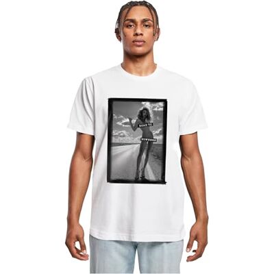 Tee herr-t-shirt, 100% bomull, vit, XS, Vit, XS Tee herr-t-shirt, 100% bomull, vit, XS, Vit, XS