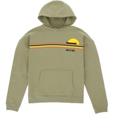 Dortmund Borussia BVB Hoodie Sunrise olivgrön, 100% bomull, stl. M, Olivrön, M Dortmund Borussia BVB Hoodie Sunrise olivgrön, 100% bomull, stl. M, Olivrön, M