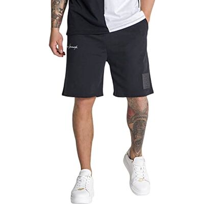 Gianni Kavanagh Herr svarta block shorts trosor, svart, M Gianni Kavanagh Herr svarta block shorts trosor, svart, M