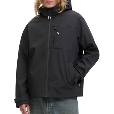 JACK & JONES Jjthatcher Softshell Hood, svart, xx_l, svart, XXL JACK & JONES Jjthatcher Softshell Hood, svart, xx_l, svart, XXL