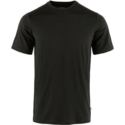Fjällräven Fjallraven 87193-550 Abisko ull SS M T-shirt herr svart storlek L, svart, L Fjällräven Fjallraven 87193-550 Abisko ull SS M T-shirt herr svart storlek L, svart, L
