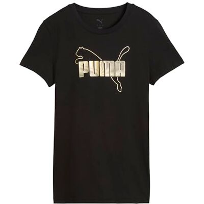 PUMA ESS Logo LAB metallisk t-shirt PUMA ESS Logo LAB metallisk t-shirt