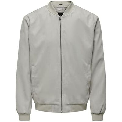 Only & Sons Onslucas Falsk Mocka Bomber OTW Noos, Ångblå, XXL Only & Sons Onslucas Falsk Mocka Bomber OTW Noos, Ångblå, XXL