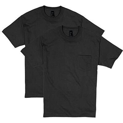 Hanes T-shirt för män (2-pack), Svart (2-pack), XL Hanes T-shirt för män (2-pack), Svart (2-pack), XL