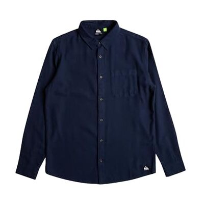 Quiksilver Solid Motherfly-tröja för män, Navy Blazer, S Quiksilver Solid Motherfly-tröja för män, Navy Blazer, S