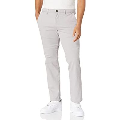 Amazon Essentials mäns Slim-Fit Casual Stretch Chino-byxa, ljusgrå, 38 B x 34 L Amazon Essentials mäns Slim-Fit Casual Stretch Chino-byxa, ljusgrå, 38 B x 34 L