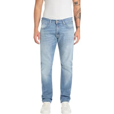 Replay herr jeans, Ljusblå 010, 27W / 32L Replay herr jeans, Ljusblå 010, 27W / 32L