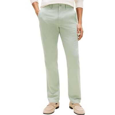 Tommy Hilfiger herr Denton Essential Twill MW0MW40262 Chino, grå, 34W/32L Tommy Hilfiger herr Denton Essential Twill MW0MW40262 Chino, grå, 34W/32L