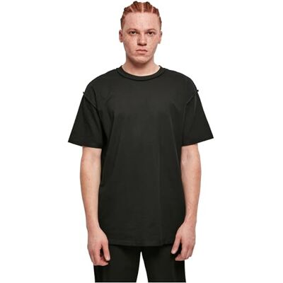 Urban Classics Man T-Shirt Oversized Inside Out Tee, Black, S Urban Classics Man T-Shirt Oversized Inside Out Tee, Black, S