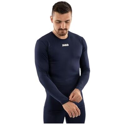 JAKO unisex långärmad skjorta funktion, marinblå, L JAKO unisex långärmad skjorta funktion, marinblå, L