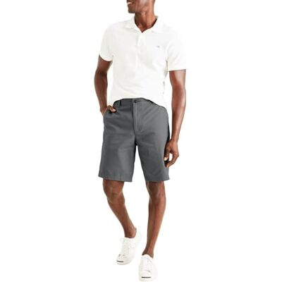 Dockers Men's Classic-Fit Perfect-Short 31W Sea Cliff (Cotton) Dockers Men's Classic-Fit Perfect-Short 31W Sea Cliff (Cotton)