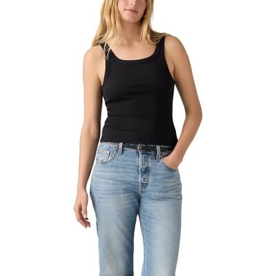Levi's Essential Ribbed Tank Antracit Night R Levi's Essential Ribbed Tank Antracit Night R