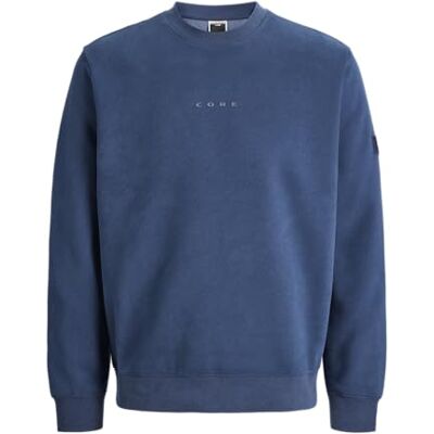 JACK & JONES Jcopoint Sweat Badge Crew Neck Bf, titan, XS JACK & JONES Jcopoint Sweat Badge Crew Neck Bf, titan, XS