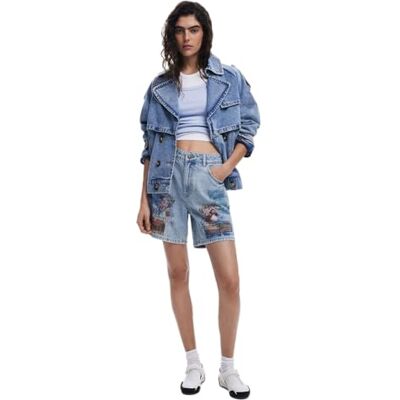 Desigual Denim_INIDAN, 5053 denim medium tvätt, 40, Blå, 38 Desigual Denim_INIDAN, 5053 denim medium tvätt, 40, Blå, 38