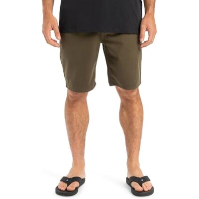 Quiksilver shorts vardagliga chinos lätta korta män brun 28, Druvblad, 28W Quiksilver shorts vardagliga chinos lätta korta män brun 28, Druvblad, 28W