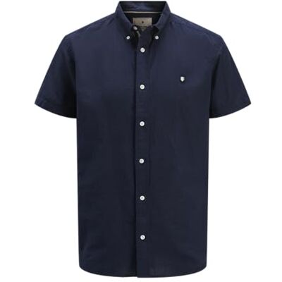 JACK & JONES Jprblusummer Shield S/S skjorta, Sjöfartsblå, M JACK & JONES Jprblusummer Shield S/S skjorta, Sjöfartsblå, M
