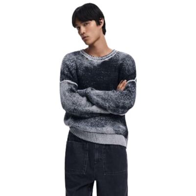 Desigual Man Template 1 Col, 2006 GRIS Oscuro, L, svart, L Desigual Man Template 1 Col, 2006 GRIS Oscuro, L, svart, L