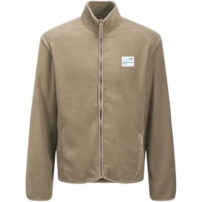 JJ REBEL Jreblake fleecejacka för män, rostad cashew, m, Rostad cashew, M JJ REBEL Jreblake fleecejacka för män, rostad cashew, m, Rostad cashew, M