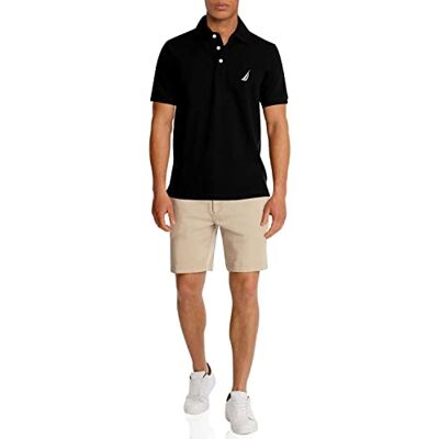 Nautica herr kortärmad solid stretch bomull pikétröja pikétröja Nautica herr kortärmad solid stretch bomull pikétröja pikétröja