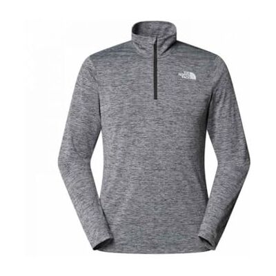 The North Face NF0A8BEN5S5 M 24/7 Rager L/S 1/4 Zip T-shirt herr TNF svart ljus ljung storlek XS, Tnf Black Light Heather, XS The North Face NF0A8BEN5S5 M 24/7 Rager L/S 1/4 Zip T-shirt herr TNF svart ljus ljung storlek XS, Tnf Black Light Heather, XS