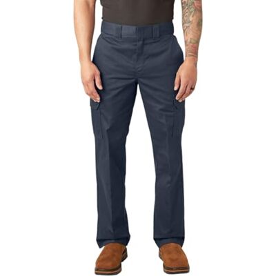 Dickies Herr Cargo arbetsbyxa avslappnad vardaglig, Mörk marinblå, 32W x 32L Dickies Herr Cargo arbetsbyxa avslappnad vardaglig, Mörk marinblå, 32W x 32L