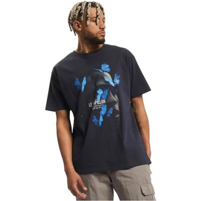 Tee T-shirt för män Le Papillon oversize, marinblå, M Tee T-shirt för män Le Papillon oversize, marinblå, M
