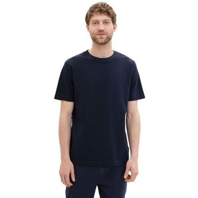 TOM TAILOR T-shirt för män, 10668 – himmelskaptensblå, XL TOM TAILOR T-shirt för män, 10668 – himmelskaptensblå, XL