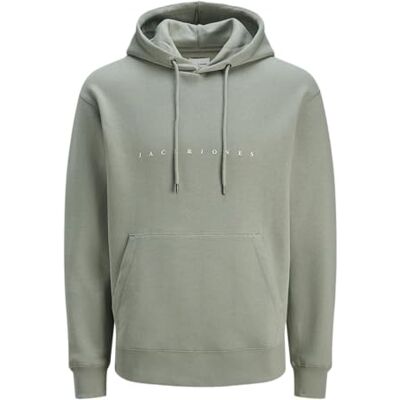 JACK&JONES PLUS JJESTAR JJ Sweat Hood NOOS PLS, Isberggrön, 3XL/Stor JACK&JONES PLUS JJESTAR JJ Sweat Hood NOOS PLS, Isberggrön, 3XL/Stor