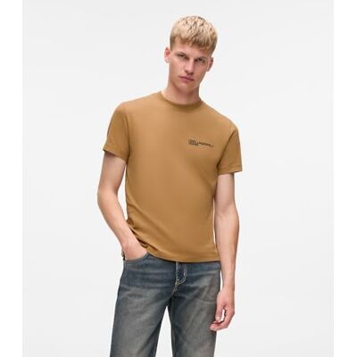 KARL LAGERFELD JEANS , Herr, Slim Kortärm Essential Logo T-Shirt, Slim Fit, Brun, XL KARL LAGERFELD JEANS , Herr, Slim Kortärm Essential Logo T-Shirt, Slim Fit, Brun, XL