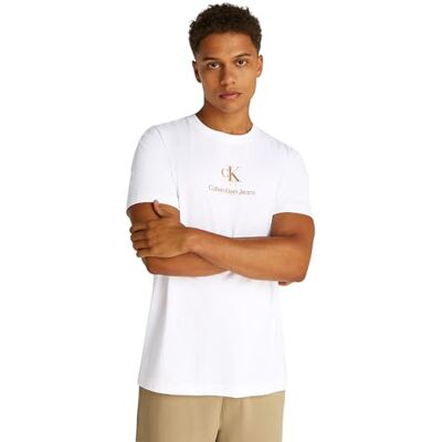 Calvin herr S/S T-shirt, Vit (ljusvit), XXS Calvin herr S/S T-shirt, Vit (ljusvit), XXS