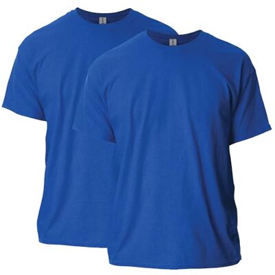 Gildan T-shirt (förpackning med 2), Antik kunglig (2-pack), XXL Gildan T-shirt (förpackning med 2), Antik kunglig (2-pack), XXL