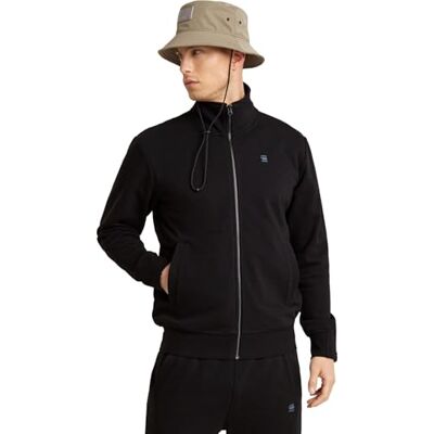 G-STAR RAW Nifous Zip Thru tröja, Svart (Dk Black D25122-d566-6484), XXL G-STAR RAW Nifous Zip Thru tröja, Svart (Dk Black D25122-d566-6484), XXL