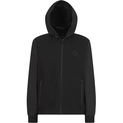 Geox Man M Tröja Fleece Black_S, svart, S Geox Man M Tröja Fleece Black_S, svart, S