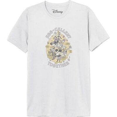 Disney T-shirt herr, Melange grå, M Disney T-shirt herr, Melange grå, M