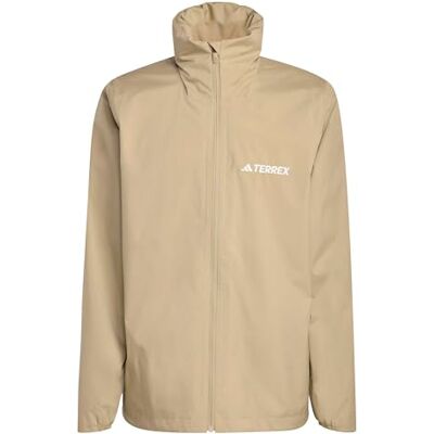 adidas Mezczyzni Terrex Multi Essentials 2 Layer Rain Jacket, blanch cargo, S adidas Mezczyzni Terrex Multi Essentials 2 Layer Rain Jacket, blanch cargo, S