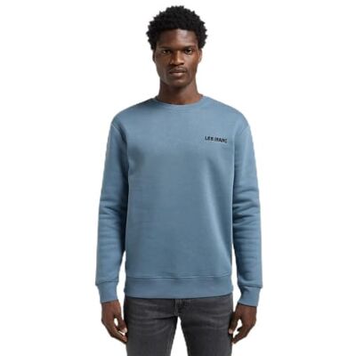 Lee Regular Core SWS sweatshirt för män, Vintage blå, S Lee Regular Core SWS sweatshirt för män, Vintage blå, S
