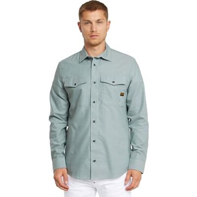 G-STAR RAW Marine Slim skjorta, Flerfärgad (Bolt grå/Gs Mercury Oxford D24963-7665-h045), L G-STAR RAW Marine Slim skjorta, Flerfärgad (Bolt grå/Gs Mercury Oxford D24963-7665-h045), L