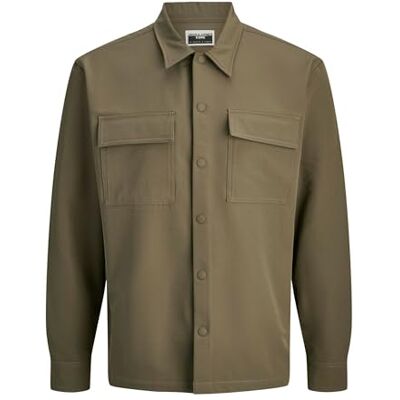 JACK & JONES Jcopoint Commute Travel Shirt Bf, Krokodil, M JACK & JONES Jcopoint Commute Travel Shirt Bf, Krokodil, M
