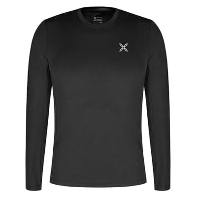 MONTURA Fresh Light Långärmad T-shirt för män Svart MONTURA Fresh Light Långärmad T-shirt för män Svart