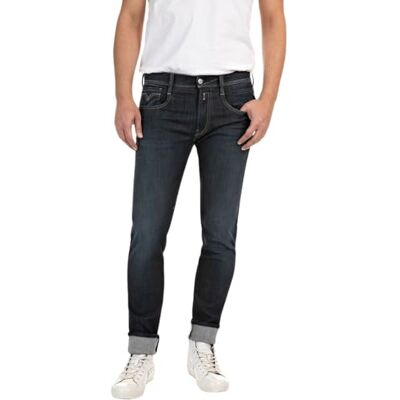 Replay herr Jeans Anbass Hyperflex Re-used, 007 mörkblå, 27W / 30L Replay herr Jeans Anbass Hyperflex Re-used, 007 mörkblå, 27W / 30L