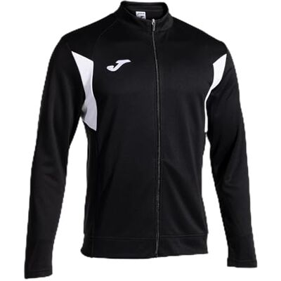 Joma Sweatshirt för män – Winner III – dragkedja, svart, vit, 5XS Joma Sweatshirt för män – Winner III – dragkedja, svart, vit, 5XS