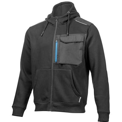 Högert Technik THEO huvtröja svart S (48) Huvtröja för män, arbetskläder, huvtröja, sweatshirt 3 fickor Oxford 600D-förstärkningar stickad 65% bomull 35% polyester Högert Technik THEO huvtröja svart S (48) Huvtröja för män, arbetskläder, huvtröja, sweatshirt 3 fickor Oxford 600D-förstärkningar stickad 65% bomull 35% polyester